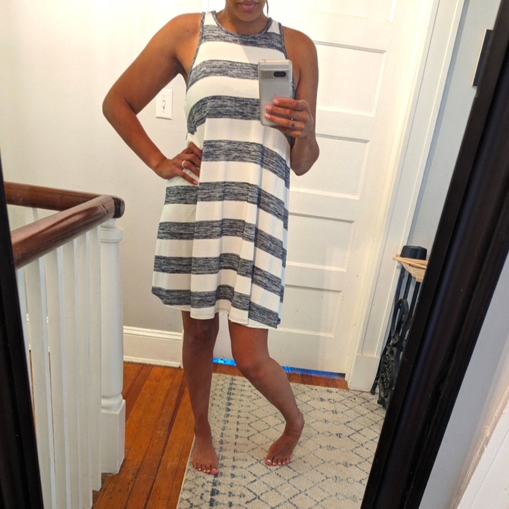 Gap Striped Swing Dress